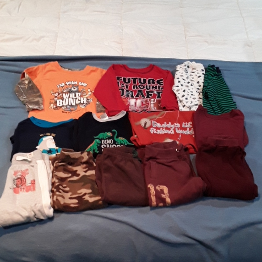Bundle of long sleeve 18-24 month boy clothes